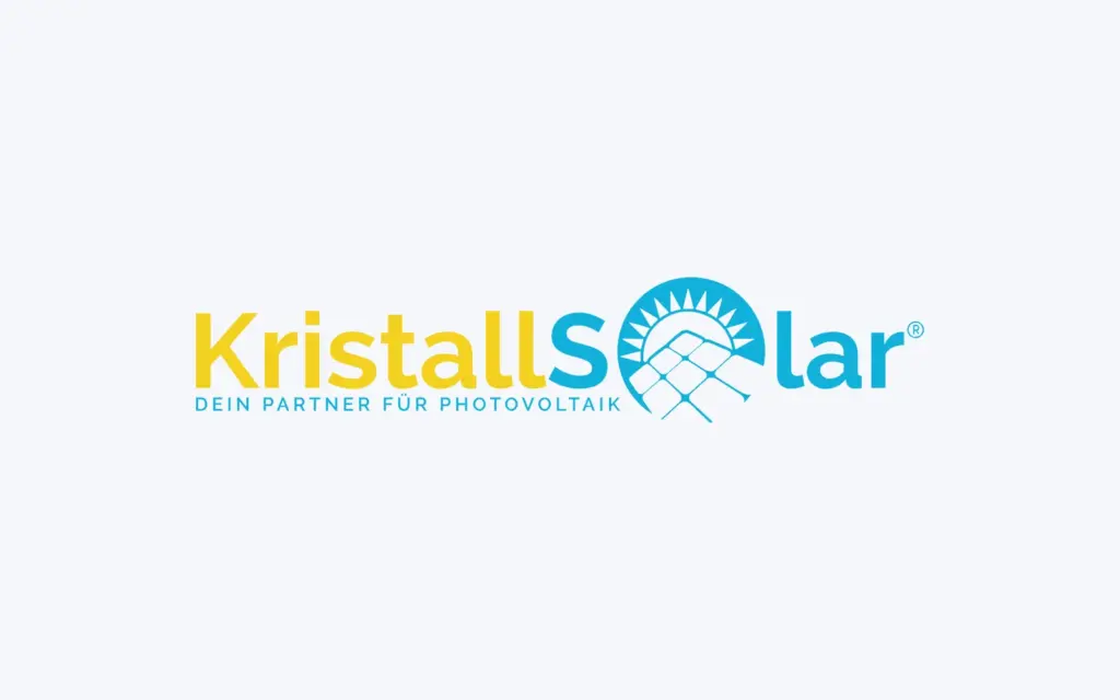KristallSolar Logo auf hellem Grund